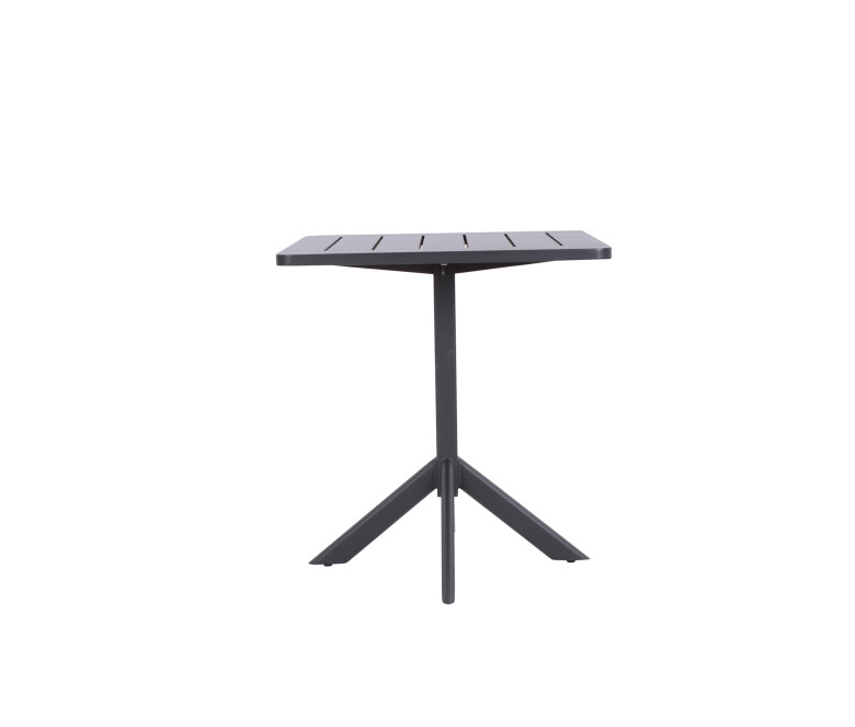 Square aluminium table 70 x 70 cm CLUBHOUSE