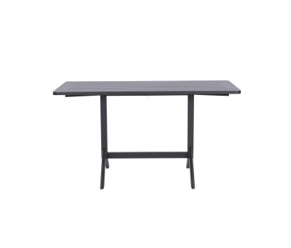 Rectangular aluminium table 140 x 70 cm CLUBHOUSE