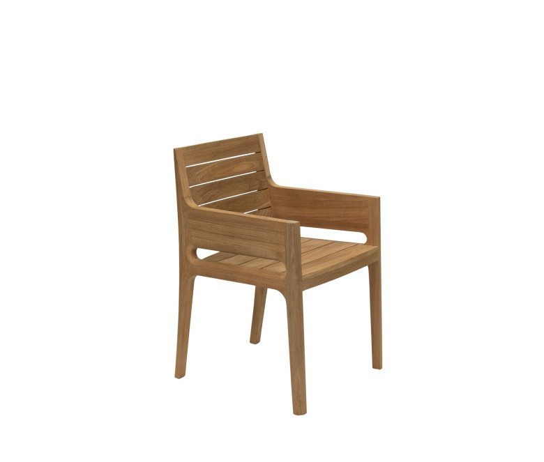 Teak armchair Serena