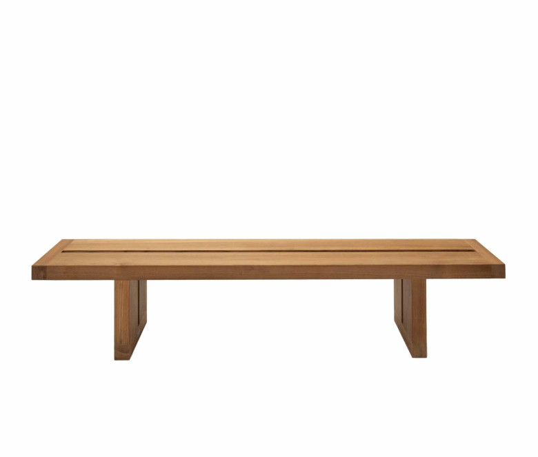 Teak bench Plateforme 10