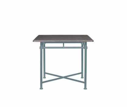 Square table 90 x 90 cm - grey marble top