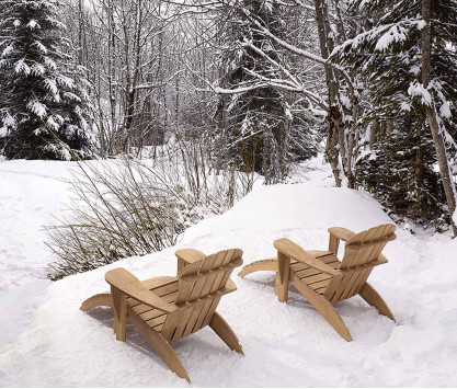 Canadian on sale deckchair teak