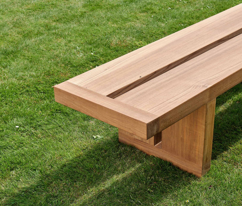 Teak bench Plateforme 10