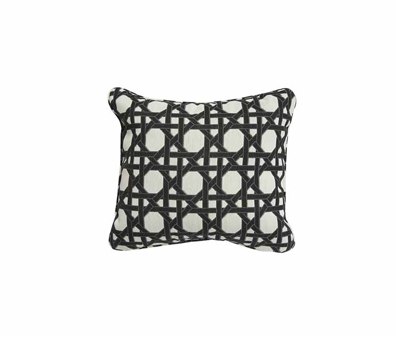 Coussin d'appoint cannage Noir