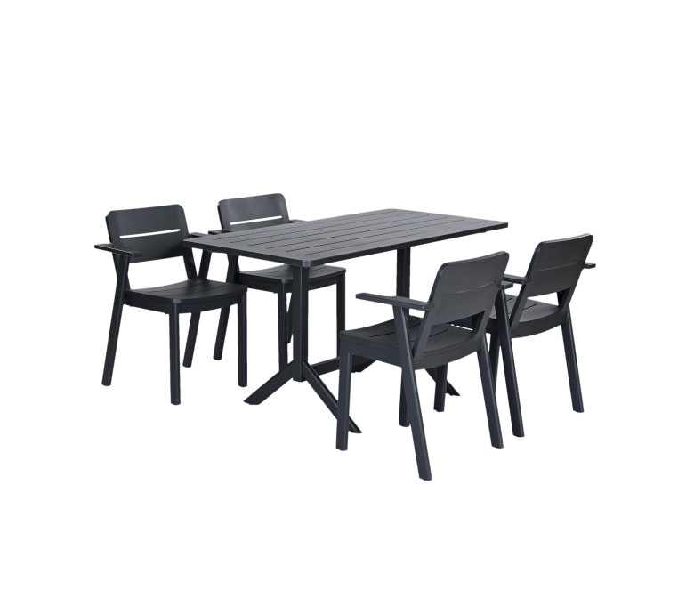 Table rectangulaire en teck 140 x 70 cm CLUBHOUSE