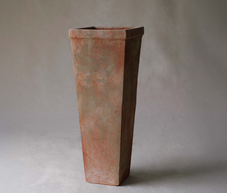 Vaso in terracotta Quadrato Alto